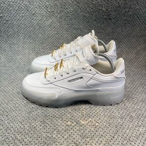 Reebok Club C Cardi B Low White Shoes Size 10 Women’s